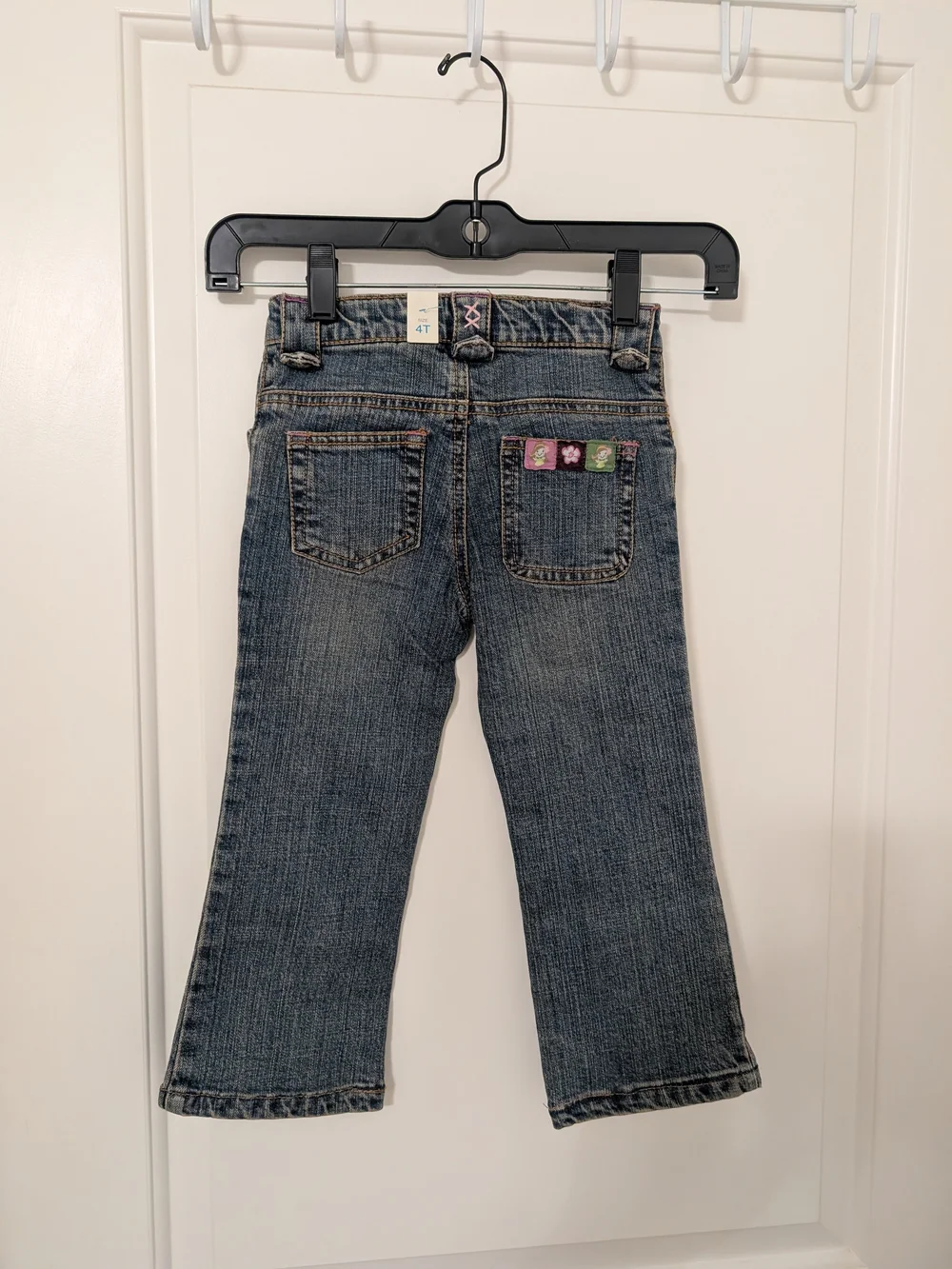 Y2K Children's Place 4T Girl Doll Cardigan Jeans Skort 3 Piece Outfit